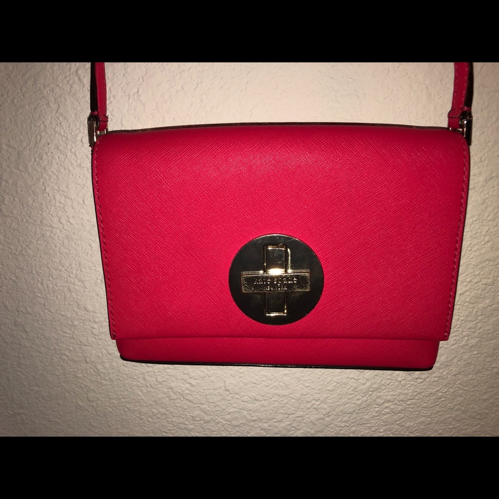 Kate Spade pink crossbody purse